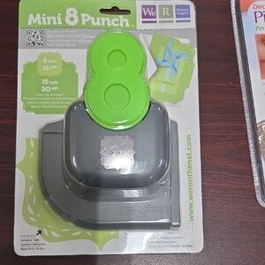 Mini 8 Punch - Gray with Green Accent
